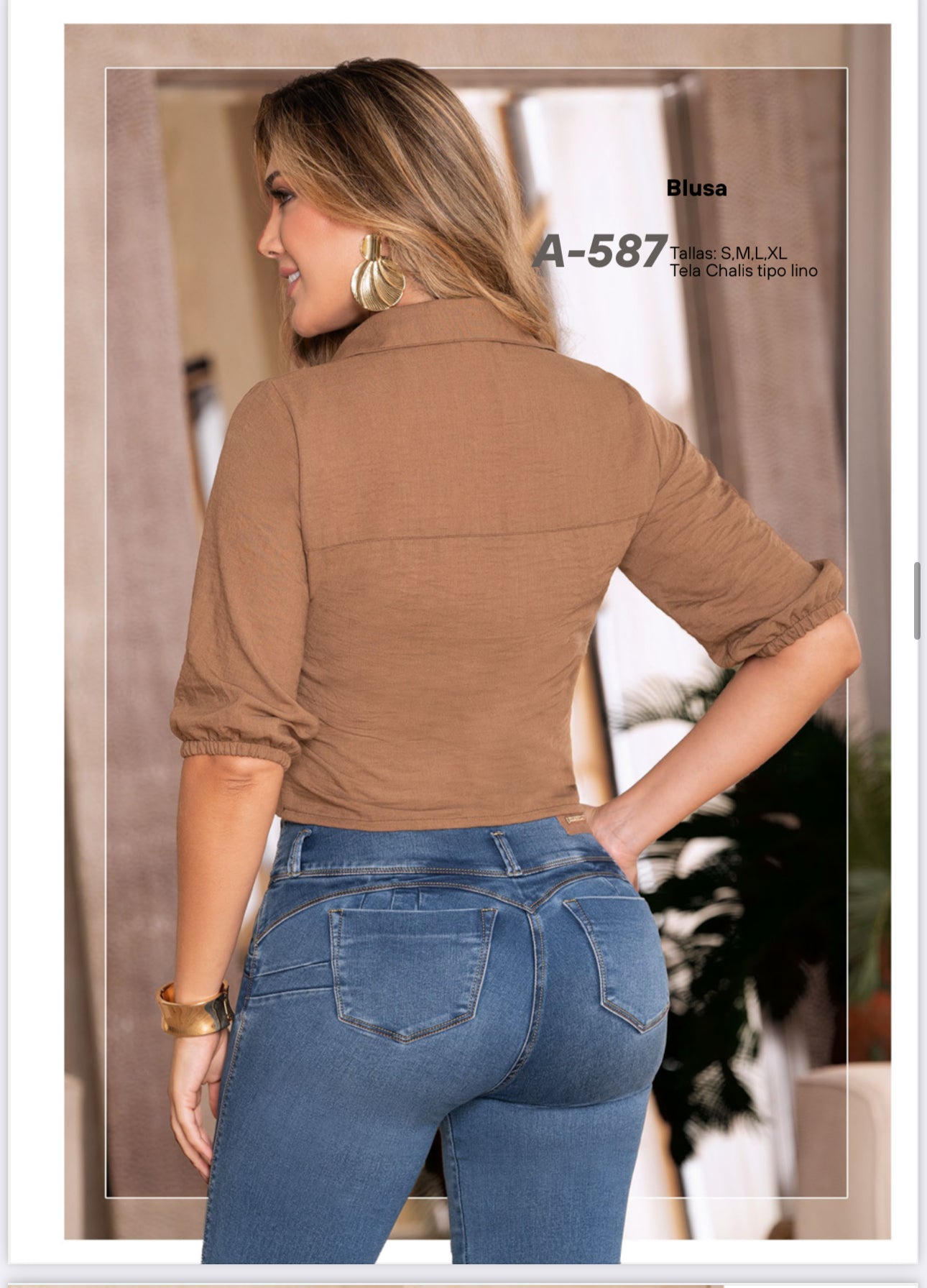 Blusa colombiana A-587